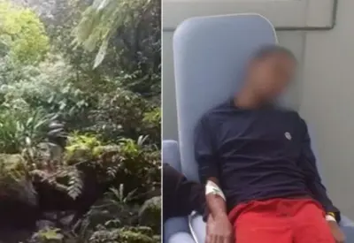 VÍDEO: Jovem é resgatado com vida após cinco dias desaparecido no litoral de SP VÍDEO: Jovem é resgatado com vida após cinco dias desaparecido no litoral de SP