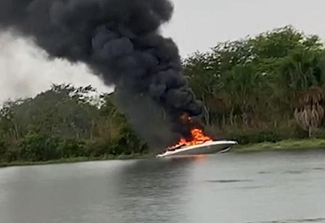 Imagem da noticia MT: explosão de lancha deixa uma pessoa morta e três feridos