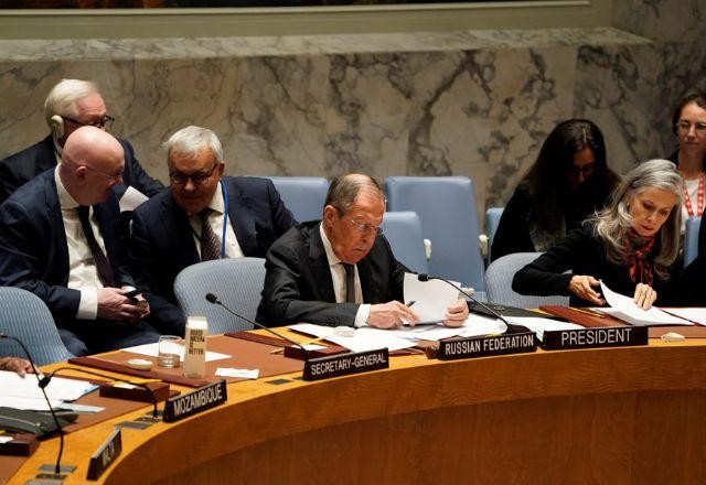 Imagem da noticia Sergey Lavrov preside reunião do Conselho de Segurança da ONU