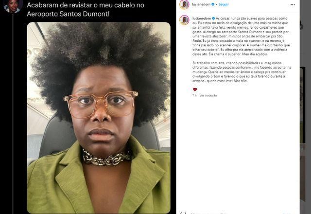 Imagem da noticia Ministério acompanhará denúncia de racismo contra cantora Luciane Dom