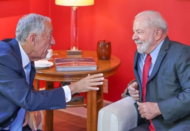 Imagem da noticia Presidente de Portugal se encontra com Lula em São Paulo