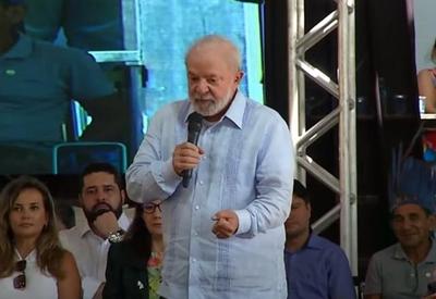 No Pará, Lula promete concluir asfaltamento da BR-163 No Pará, Lula promete concluir asfaltamento da BR-163