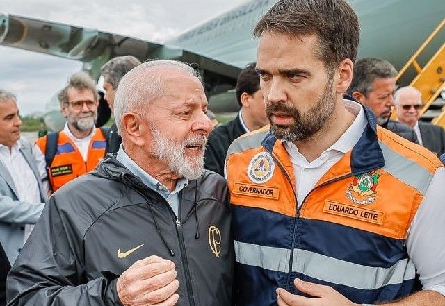 Imagem da noticia Leite pede a Lula ajuda para manter empregos e recompor caixa do Rio Grande do Sul