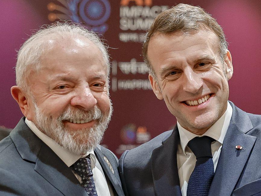 Em meio a impasses sobre acordo UE-Mercosul, Lula se reúne com presidente da França Em meio a impasses sobre acordo UE-Mercosul, Lula se reúne com presidente da França