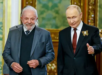 Lula e Putin conversam sobre "soberania" e "interesses nacionais" da Venezuela Lula e Putin conversam sobre "soberania" e "interesses nacionais" da Venezuela