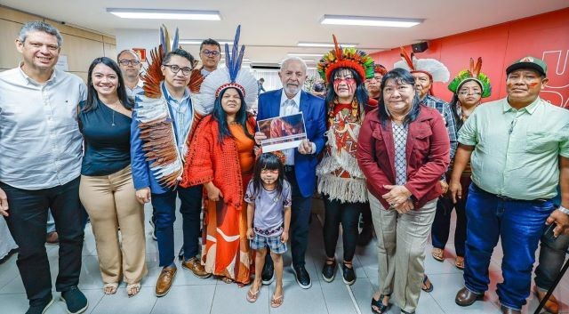 Imagem da noticia Lula se reúne com lideranças indígenas Guarani-Kaiowá do Mato Grosso do Sul
