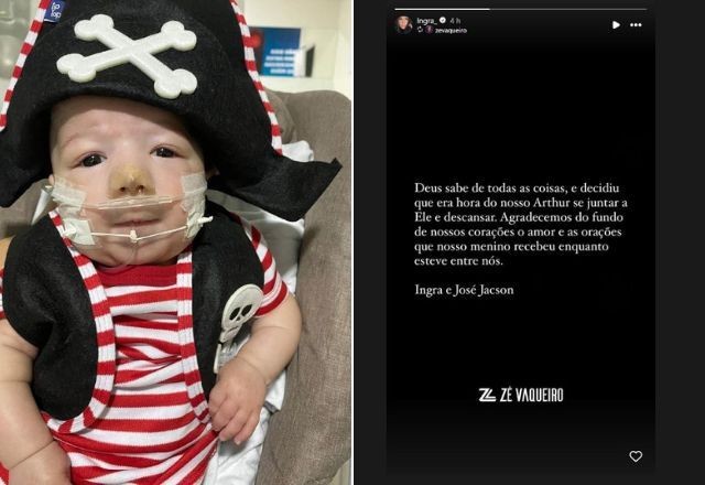 Imagem da noticia Morre filho do cantor Zé Vaqueiro aos 11 meses