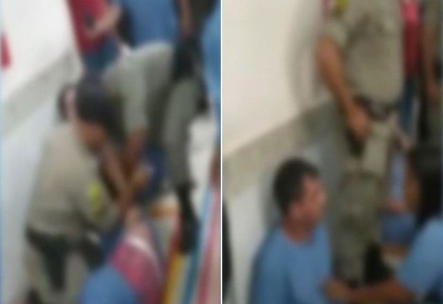Imagem da noticia Vídeo: Enfermeiros são presos em ação truculenta da PM em maternidade de Goiânia