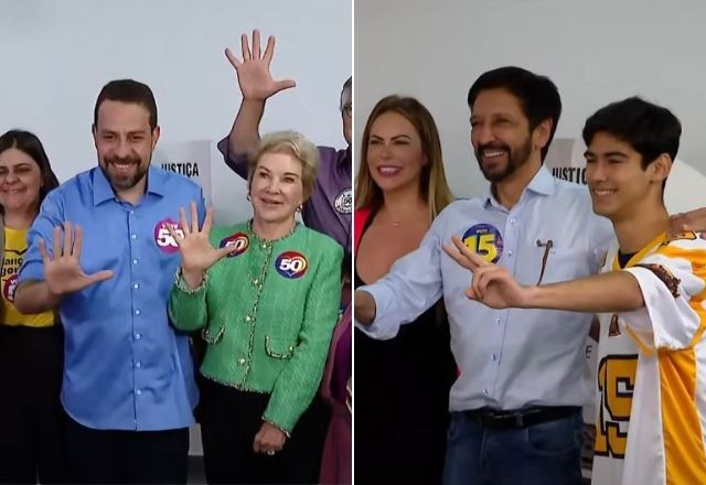 Imagem da noticia Candidatos à Prefeitura de São Paulo, Ricardo Nunes e Guilherme Boulos votam neste domingo
