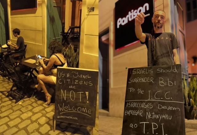 Imagem da noticia Prefeitura do Rio de Janeiro cassa alvará de bar na Lapa por aviso contra israelenses e americanos