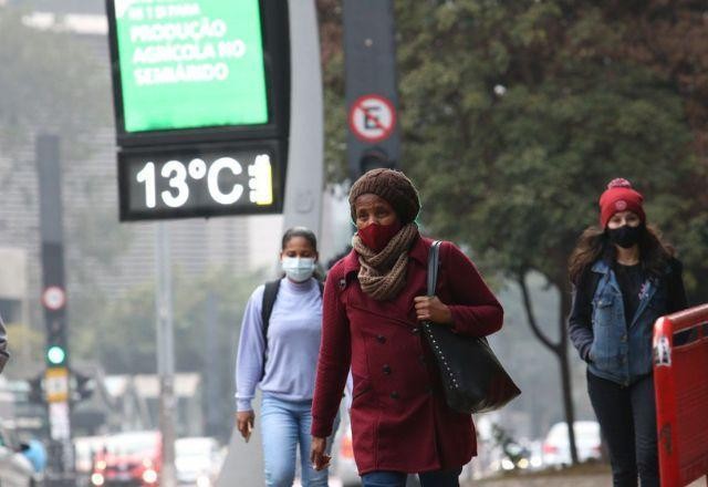 Imagem da noticia Ciclone extratropical impulsiona o frio no Brasil; semana começa com ar seco em maior parte do país