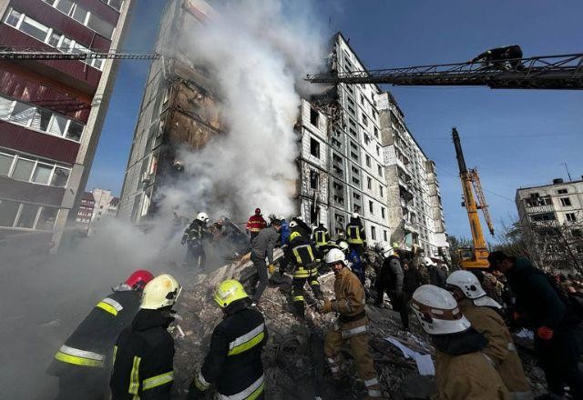 Imagem da noticia Rússia lança ataque em massa contra Ucrânia e deixa mais de 10 mortos