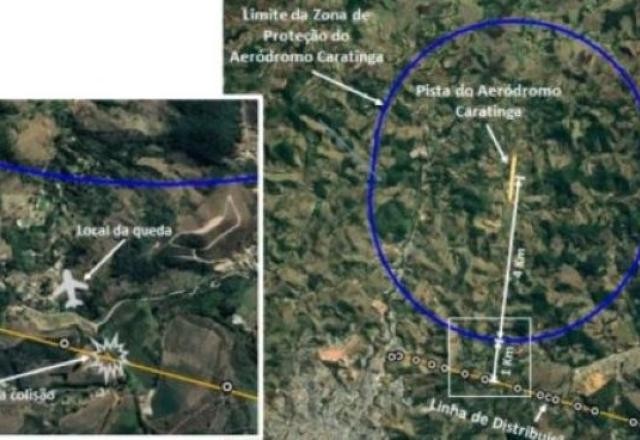 Imagem da noticia Marília Mendonça: linha de transmissão estava fora da área do aeroporto