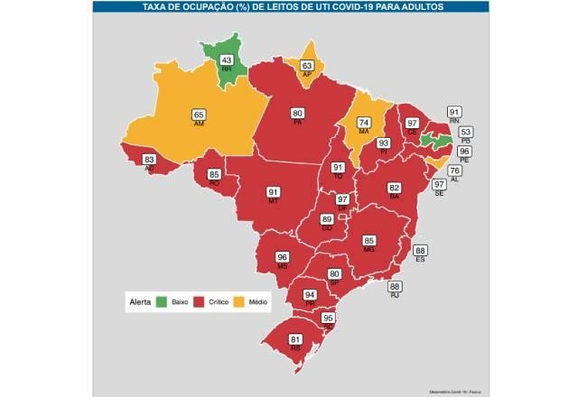 Imagem da noticia Pandemia permanece em patamares críticos, diz Fiocruz