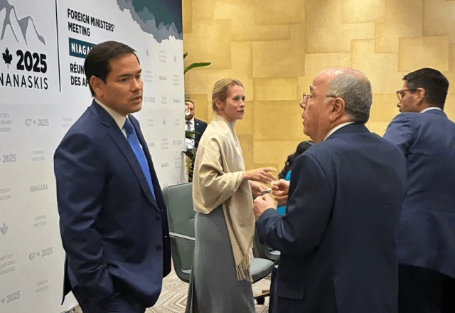 Imagem da noticia Mauro Vieira e Marco Rubio discutem avanços sobre tarifas em reunião à margem do G7