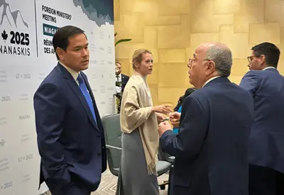 Mauro Vieira e Marco Rubio discutem avanços sobre tarifas em reunião à margem do G7 Mauro Vieira e Marco Rubio discutem avanços sobre tarifas em reunião à margem do G7