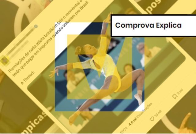 Imagem da noticia EXPLICA: Medalha recebida na Olimpíada está livre de imposto, e prêmio em dinheiro não será mais tributado