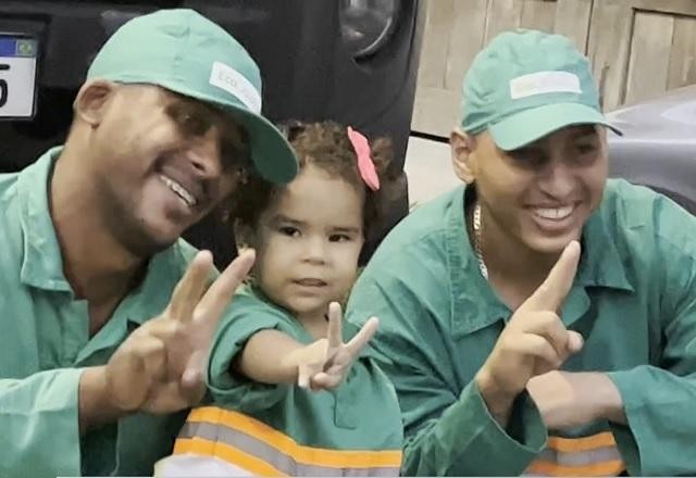 Imagem da noticia Garotinha realiza sonho de fazer aniversário com festa temática de garis