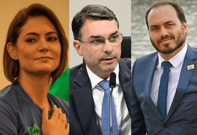 Imagem da noticia Publicação de Michelle sobre candidatura ao Senado é recado para Flávio e Carlos