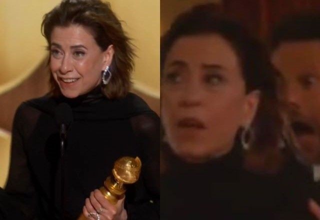 Imagem da noticia Assista ao momento em que Fernanda Torres vence Globo de Ouro por "Ainda Estou Aqui"; veja memes e reações