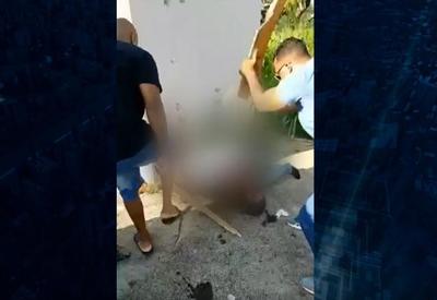 GCM é espancado por vizinhos depois de agredir ex-esposa em Americana (SP) GCM é espancado por vizinhos depois de agredir ex-esposa em Americana (SP)