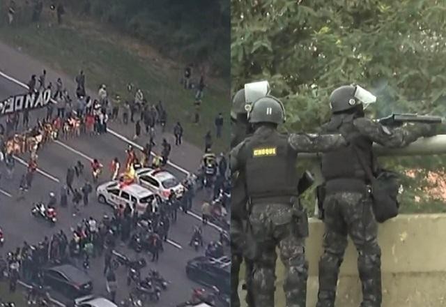 Imagem da noticia SP: rodovia é liberada após ataque policial a manifestantes indígenas
