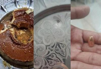 Pudim é atingido por bala perdida durante queima de fogos na virada Pudim é atingido por bala perdida durante queima de fogos na virada