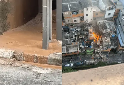 Explosão em SP: morador mostra em vídeo suspeita de vazamento de gás antes de acidente Explosão em SP: morador mostra em vídeo suspeita de vazamento de gás antes de acidente