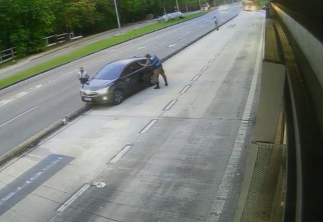 Imagem da noticia Homem é preso por dirigir bêbado em faixa exclusiva de ônibus no Rio