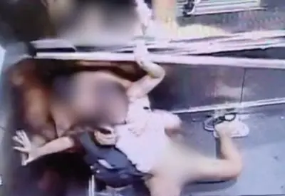 Homem que sufocou e espancou mulher em elevador é preso no litoral de SP Homem que sufocou e espancou mulher em elevador é preso no litoral de SP