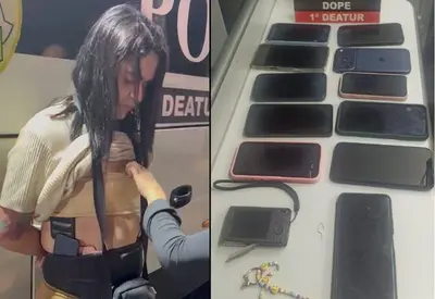 Mulher é presa com celulares furtados no Lollapalooza em São Paulo Mulher é presa com celulares furtados no Lollapalooza em São Paulo