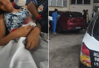 Mulher em trabalho de parto recebe ajuda de policiais e dá à luz em delegacia de SP Mulher em trabalho de parto recebe ajuda de policiais e dá à luz em delegacia de SP