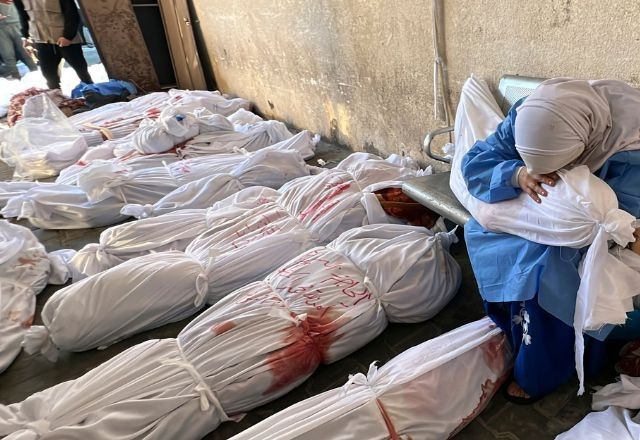 Imagem da noticia Número de mortos na guerra na Faixa de Gaza ultrapassa 45 mil