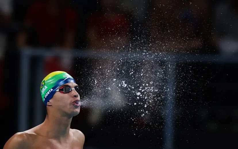 Imagem da noticia Cachorrão e Mafê Costa vão à final dos 400 metros livre nos Jogos de Paris