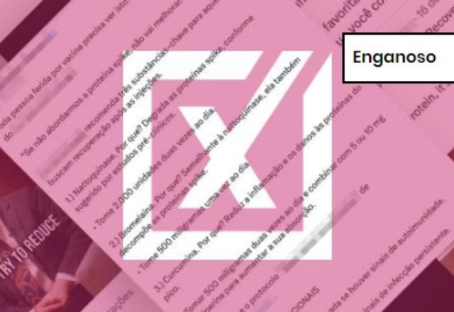 Imagem da noticia ENGANOSO: Não é necessário detox de proteína da vacina contra a covid-19