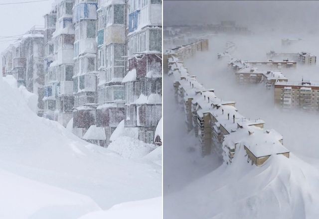 Vídeo: Nevasca histórica encobre prédios e deixa mortos em Kamchatka, na Rússia - SBT News