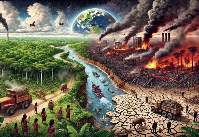Imagem da noticia Responsabilidade climática: governos e empresas condenam a Amazônia e sua gente