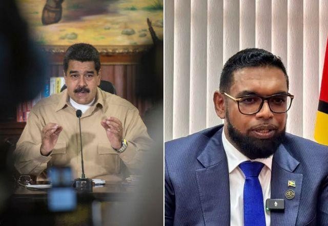 Imagem da noticia Maduro e presidente da Guiana devem se reunir na 5ª feira (14)