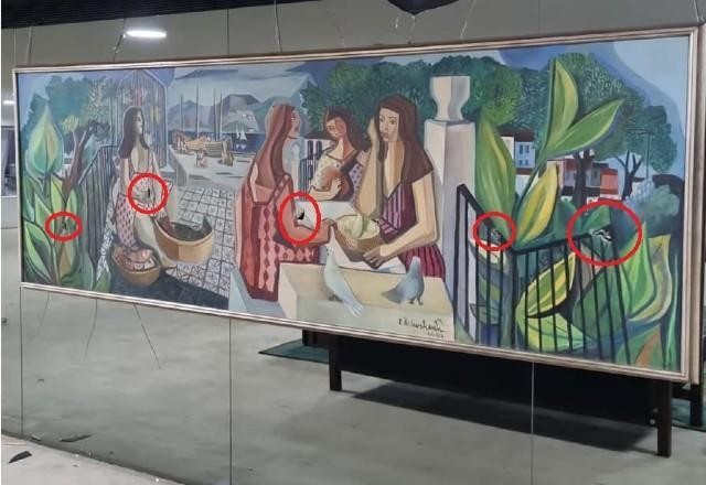 Imagem da noticia Invasores do Palácio do Planalto danificaram obra estimada em R$ 8 milhões