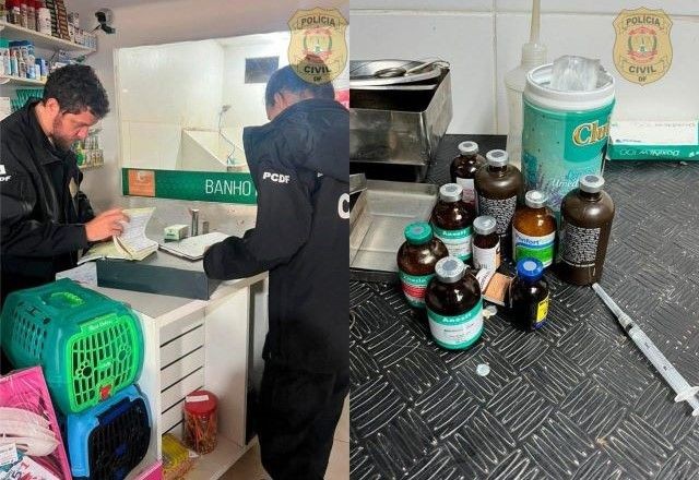 Imagem da noticia Veterinário é preso no DF por tráfico de cetamina; droga daria para anestesiar 124 mil gatos ou 41 mil cães