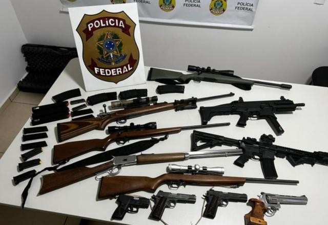 Imagem da noticia PF apreendeu 29 armas e 7 mil munições em megaoperação contra atos