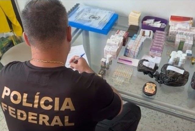 Imagem da noticia Duas pessoas são presas em operação da PF contra venda ilegal de anabolizantes