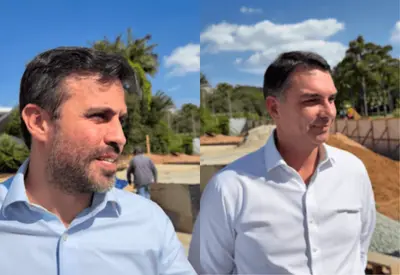 Pablo Marçal entra na campanha digital de Flávio Bolsonaro Pablo Marçal entra na campanha digital de Flávio Bolsonaro