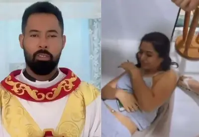 "Foi uma quebra de confiança", diz ex-noivo traído após vídeo com padre viralizar "Foi uma quebra de confiança", diz ex-noivo traído após vídeo com padre viralizar