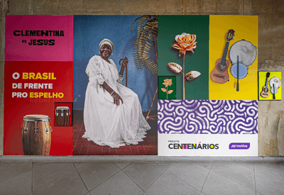 Exposição interativa celebra a trajetória da sambista Clementina de Jesus na Estação Vila Sônia (SP) Exposição interativa celebra a trajetória da sambista Clementina de Jesus na Estação Vila Sônia (SP)