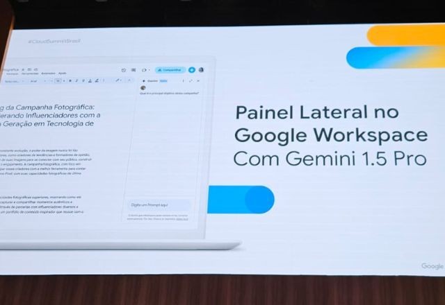 Imagem da noticia Gmail e Drive terão inteligência artificial Gemini em português