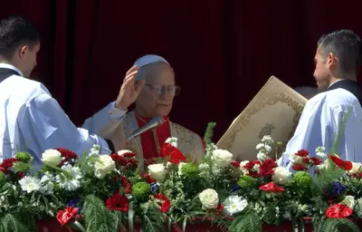 "Que Cristo conceda a sua paz ao mundo inteiro", diz papa Leão XIV em sua primeira missa de Páscoa "Que Cristo conceda a sua paz ao mundo inteiro", diz papa Leão XIV em sua primeira missa de Páscoa