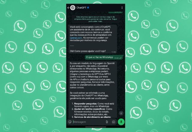 Imagem da noticia Saiba como usar o ChatGPT no WhatsApp