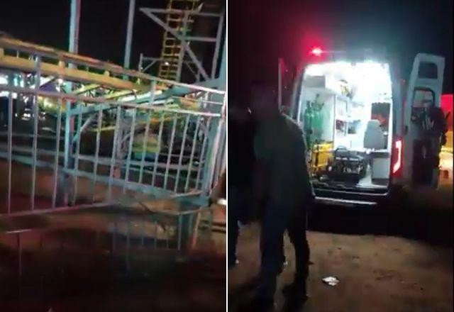 Imagem da noticia Brinquedo descarrila e deixa feridos em parque de diversões no interior de SP