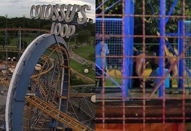 Imagem da noticia Funcionário é atropelado por montanha-russa ao tentar pegar boné em parque de diversão no DF